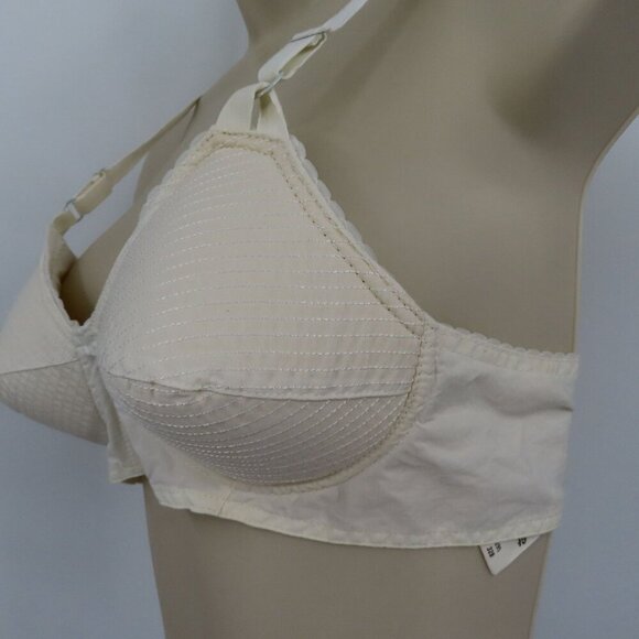 VTG Formfit Rogers Inflation 32B White Padded Cone Bullet Pointy Rockabilly Bra - Picture 4 of 13